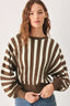 BROWN/IVORY