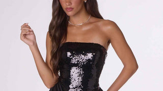 What Jewelry to Wear with a Strapless Dress: By Occasion, Neckline, and Dress Color
