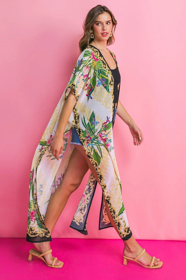 Kimono & Beach Robe Cover-Up Glamourous Grace