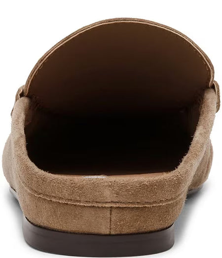 Rafe Suede Slip On Mules Taupe Suede