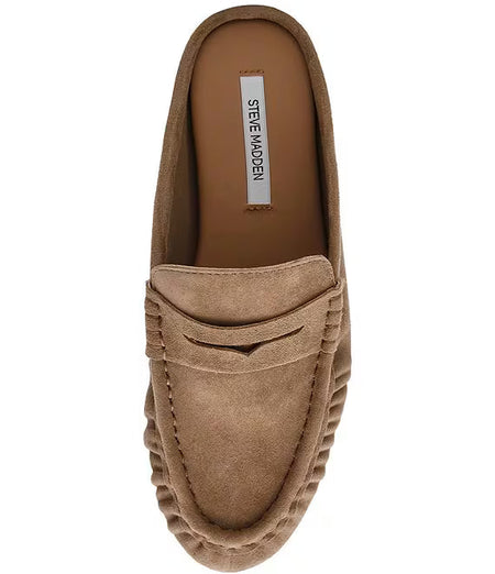 Rafe Suede Slip On Mules Taupe Suede
