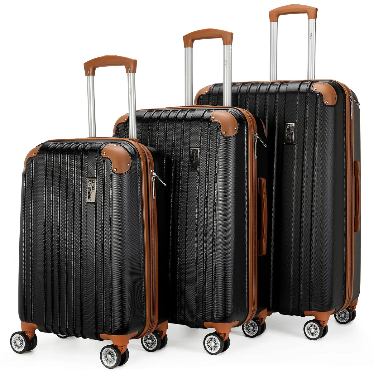 Collins 3 Piece Expandable Retro Luggage Set - Glamourous Grace