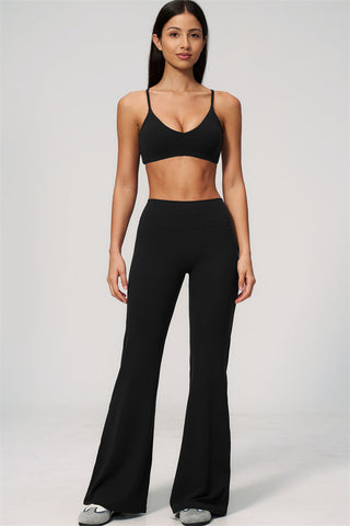 The Zura Sports Bra Flared Leggings 2-Piece Set