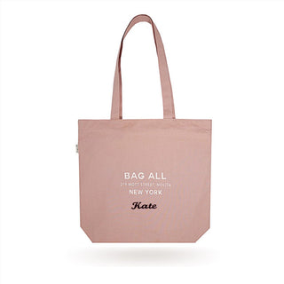 New York City Tote with Zipper and Inside Pocket – Pink/Blush - Glamourous Grace
