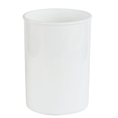 Large Plastic Utensil Holder, White
