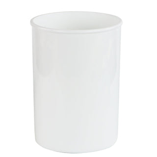 Large Plastic Utensil Holder, White