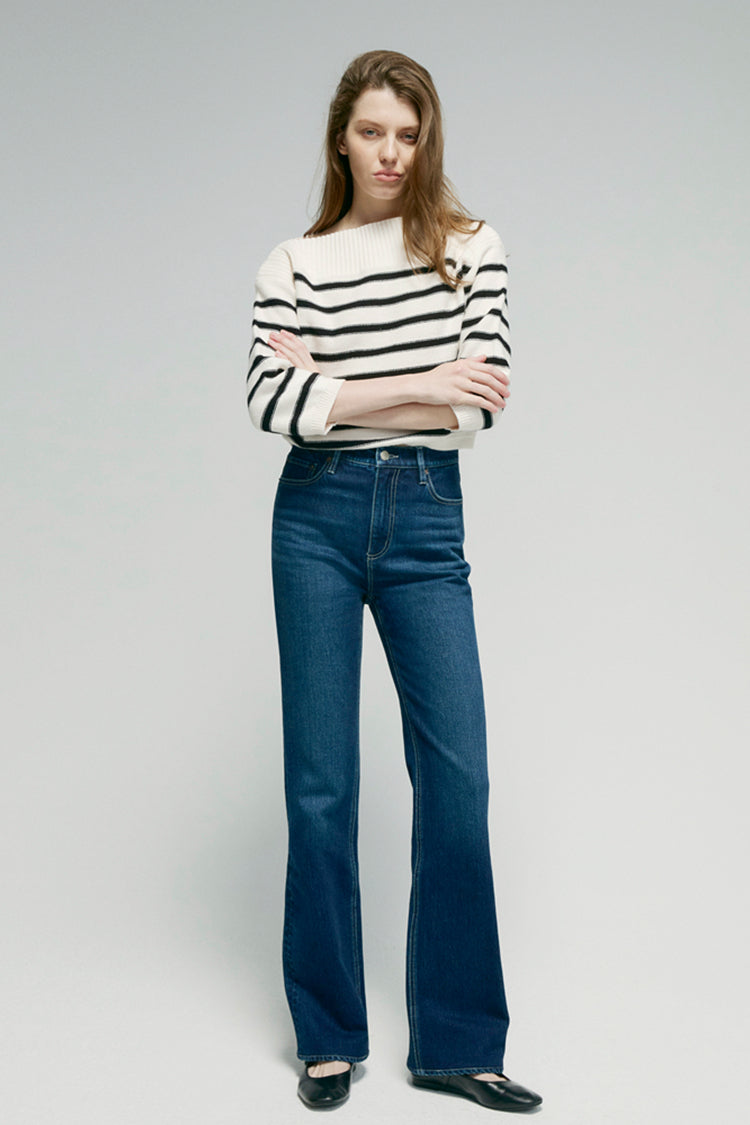 Barbara High Rise Bootcut Jeans HJ004 - Glamourous Grace