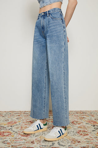 CHILL Pleat Straight Ankle Jeans HJ133 [FINAL SALE] - Glamourous Grace