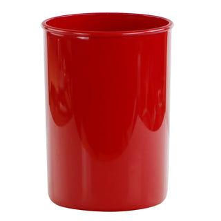 Large Plastic Utensil Holder, Red