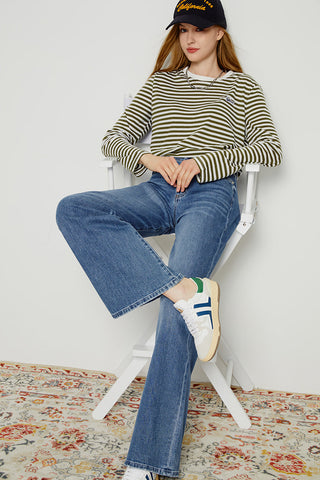 Angeles High Rise Baggy Jeans HJ103