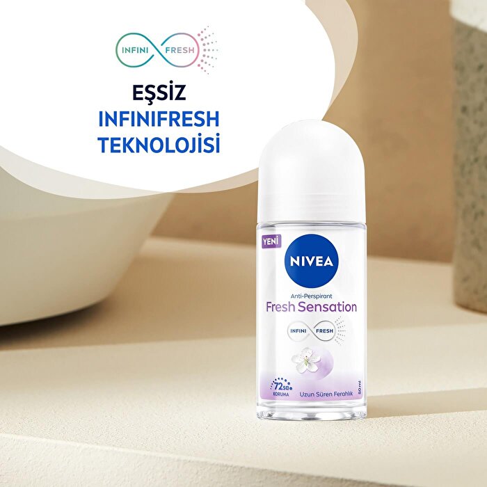 Nivea Fresh Sensation Women's Roll On Deodorant 1.69oz - Long Lasting - Glamourous Grace