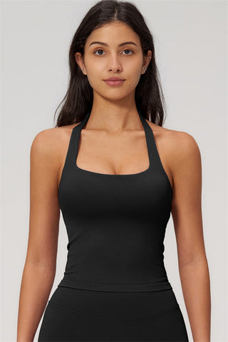 The Empower Halter Crop Top Leggings 2-Piece Set