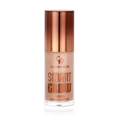 Golden Rose Smart Glow Liquid Highlighter: Achieve Dewy, Radiant, and Hydrated Skin with Coconut Oil & Vitamin E - Glamourous Grace