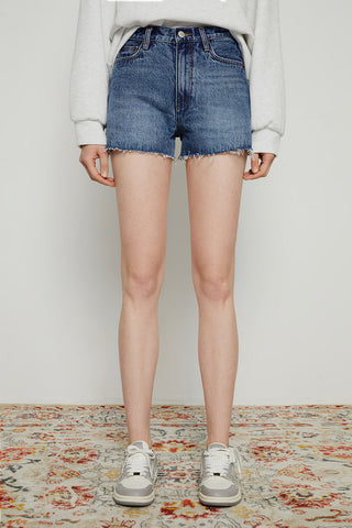 High Rise Denim Shorts HJ167 [FINAL SALE] - Glamourous Grace