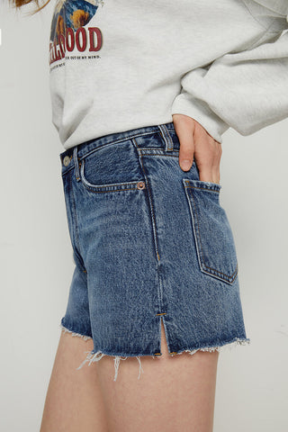 High Rise Denim Shorts HJ167 [FINAL SALE] - Glamourous Grace