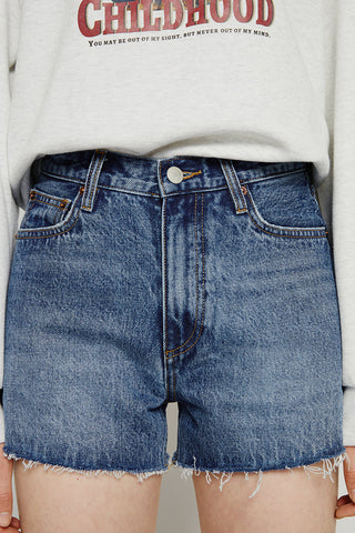 High Rise Denim Shorts HJ167 [FINAL SALE] - Glamourous Grace