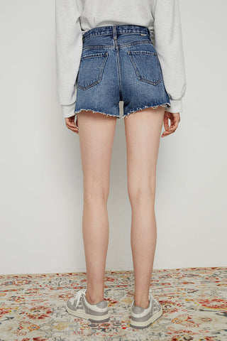 High Rise Denim Shorts HJ167 [FINAL SALE] - Glamourous Grace