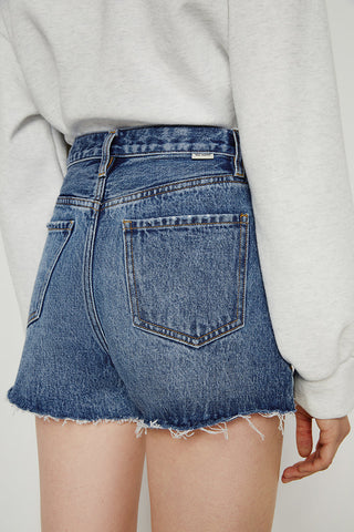 High Rise Denim Shorts HJ167 [FINAL SALE] - Glamourous Grace