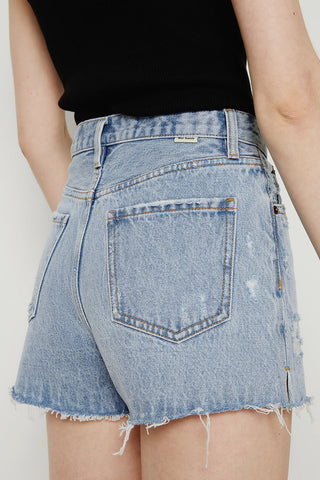 High Rise Denim Shorts HJ167 [FINAL SALE] - Glamourous Grace