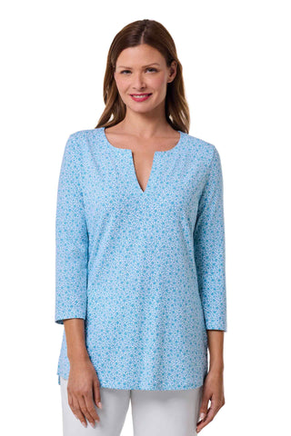 Women's St. Lucia Tunic Top | Malibu Blue Shell We