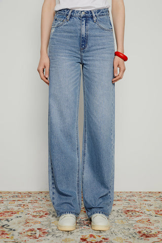 Coney Island Whitefish High Rise Wide Jeans HJ007 - Glamourous Grace