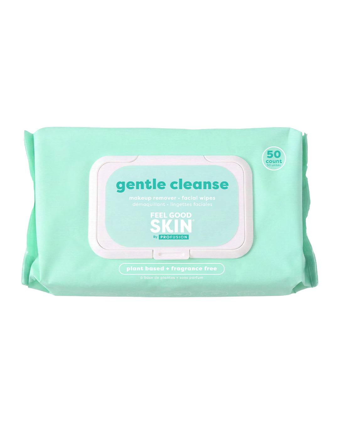 Feel Good Skin | Gentle Cleanse Makeup Remove Facial Wipes - 50 count - Glamourous Grace