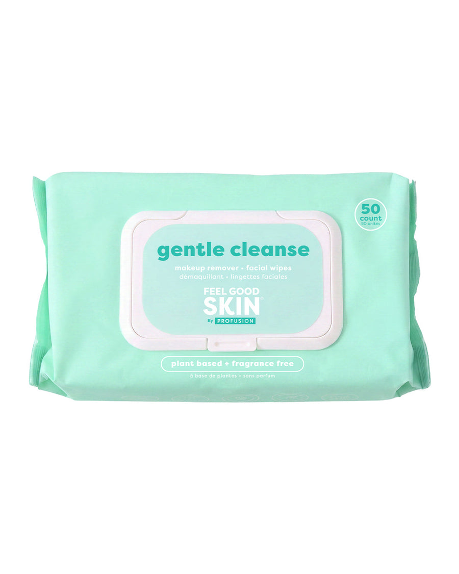 Feel Good Skin | Gentle Cleanse Makeup Remove Facial Wipes - 50 count - Glamourous Grace