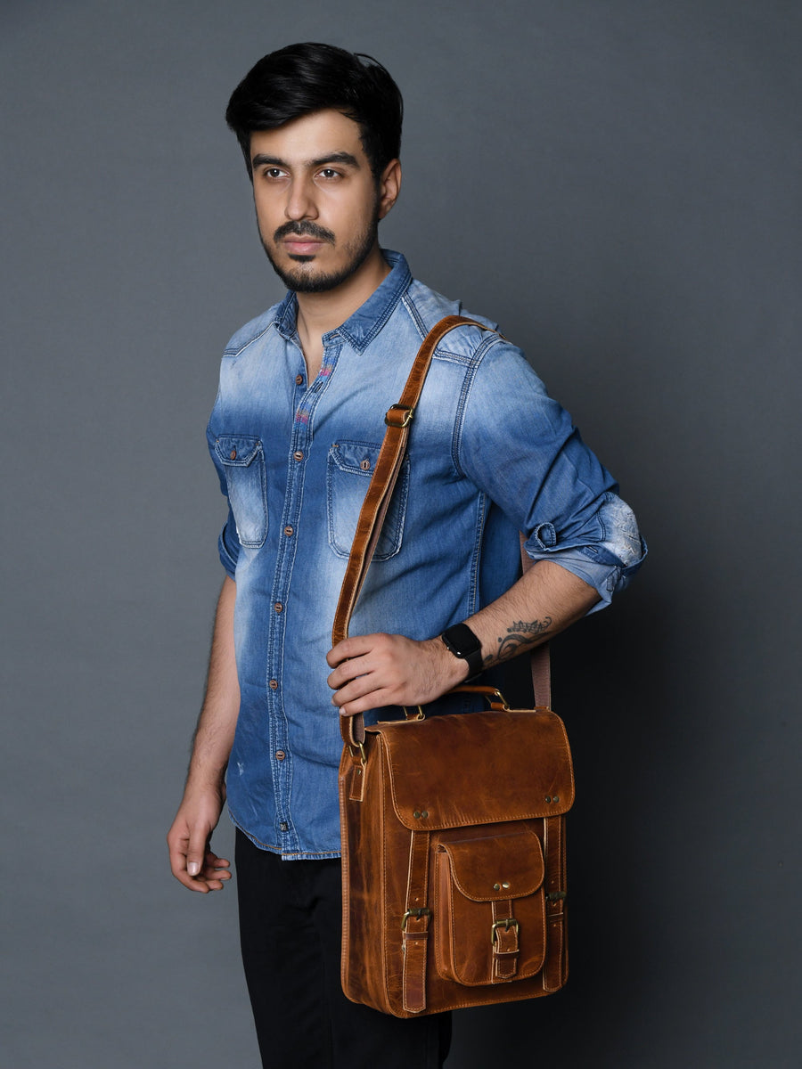 Front Pocket Daily Messenger Bag - Glamourous Grace
