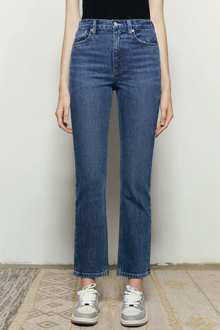 Activity Grrrl High Rise Kick Crop Jeans HJ017 - Glamourous Grace
