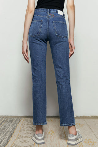 Activity Grrrl High Rise Kick Crop Jeans HJ017 - Glamourous Grace