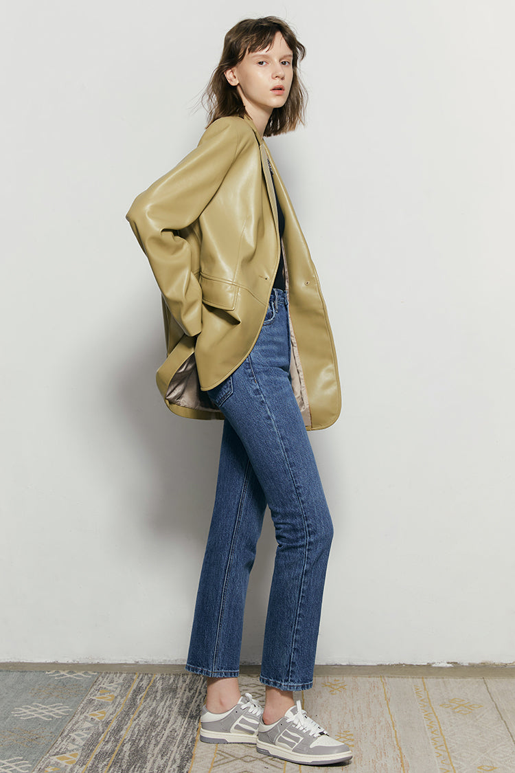 Activity Grrrl High Rise Kick Crop Jeans HJ017 - Glamourous Grace