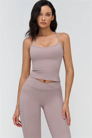 The BoldFit Crop Top Flared Leggings 2-Piece Set