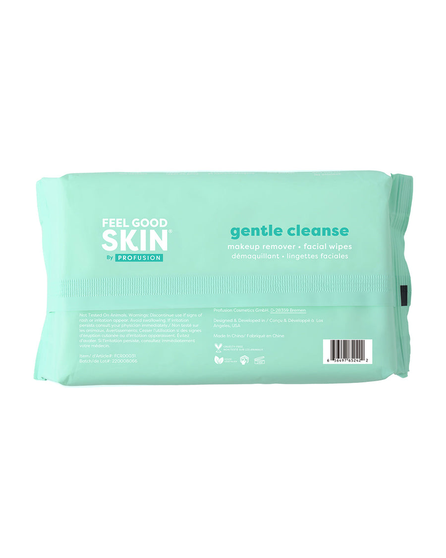 Feel Good Skin | Gentle Cleanse Makeup Remove Facial Wipes - 50 count - Glamourous Grace