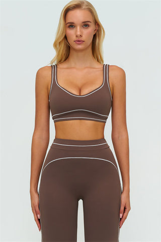 The Amara Sports Bra Flared Leggings 2-Piece Set