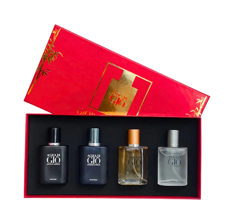 Giorgio Armani ACQUA DI GIO Set 4IN1 Red Box Set 4×30ml - Glamourous Grace