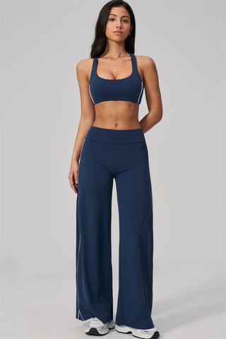 The Breathe Sports Bra Straight Leg Pants 2-Piece Set