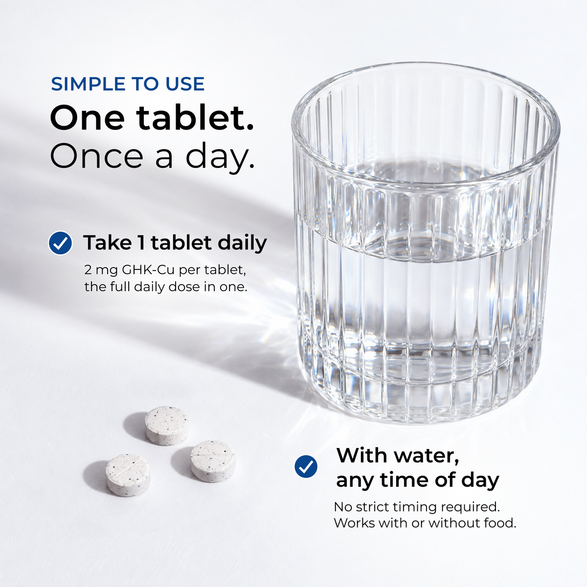 GHK-Cu Copper Peptide Tablets