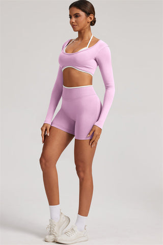 The Elevate New Long Sleeve Crop top
