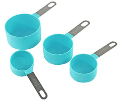 4pc Measuring Cup Set, Turquoise