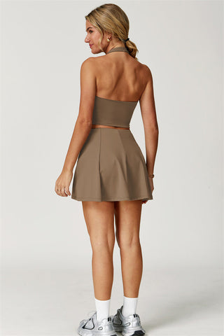 The Boost Halter Crop Top