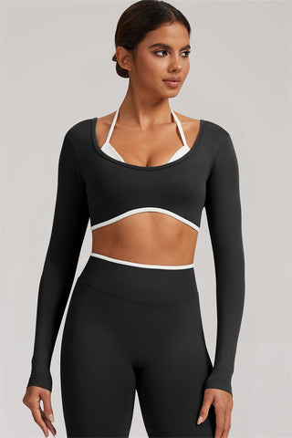 The Elevate New Long Sleeve Crop top Leggings 2-Piece Set