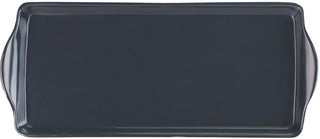 Reston Lloyd Melamine Plastic Tidbit Tray, BPA-Free, Food Safe, Multipurpose Platter  Serving Tray, Bathroom/Table Organizer,  Charcoal
