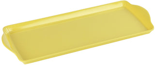 Reston Lloyd Melamine Plastic Tidbit Tray, BPA-Free, Food Safe, Multipurpose Platter  Serving Tray, Bathroom/Table Organizer,  Lemon