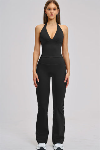 The Zestful Tank Top Flared Leggings 2-Piece Set