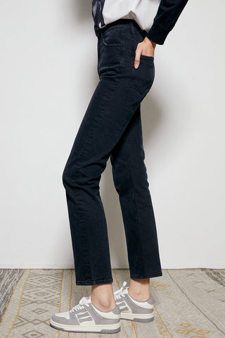 Activity Grrrl High Rise Kick Crop Jeans HJ017 - Glamourous Grace