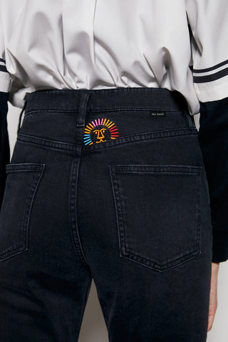 Activity Grrrl High Rise Kick Crop Jeans HJ017 - Glamourous Grace