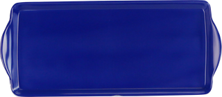 Reston Lloyd Melamine Plastic Tidbit Tray, BPA-Free, Food Safe, Multipurpose Platter  Serving Tray, Bathroom/Table Organizer,  Indigo