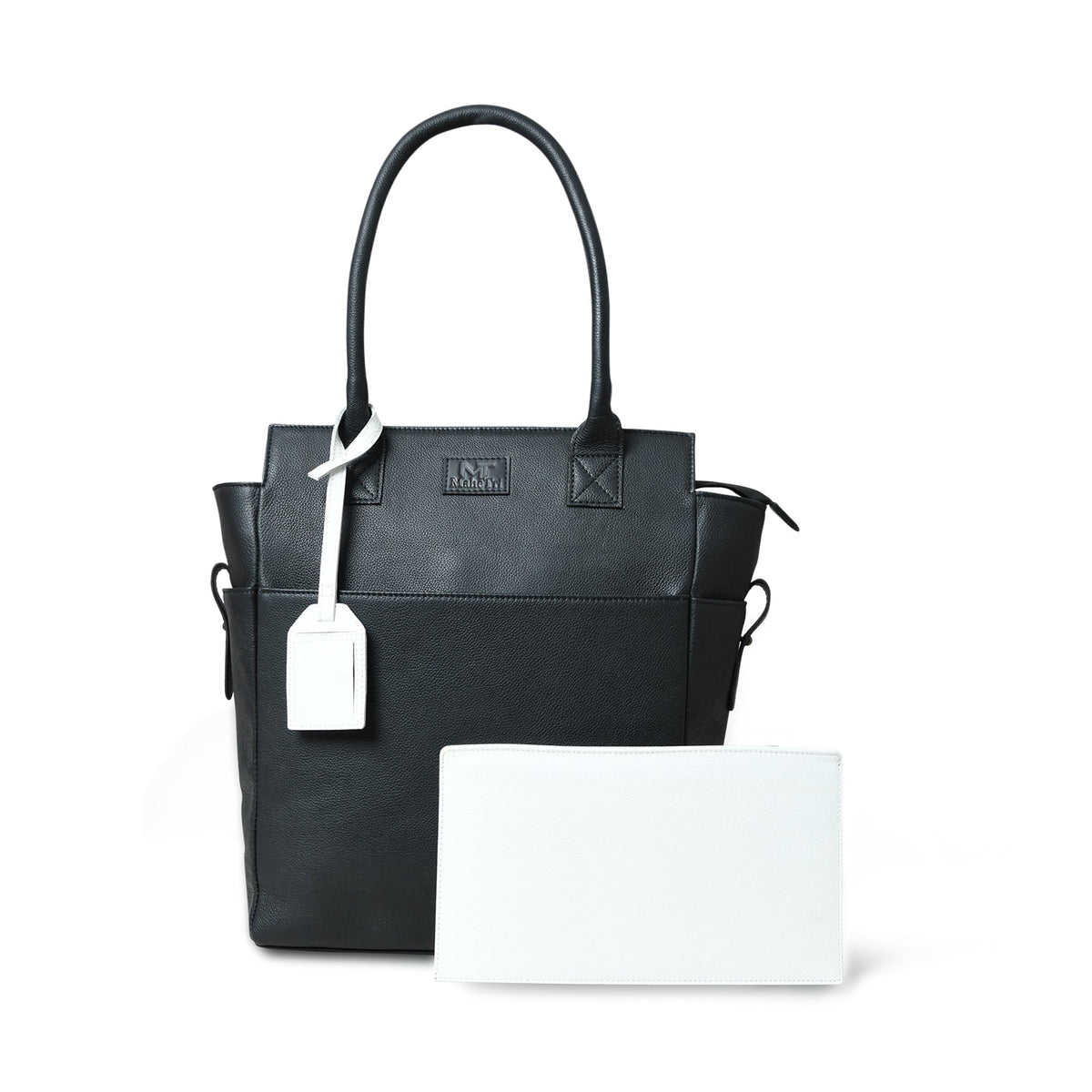 Midnight Elegance Noir Shopper Tote - Glamourous Grace
