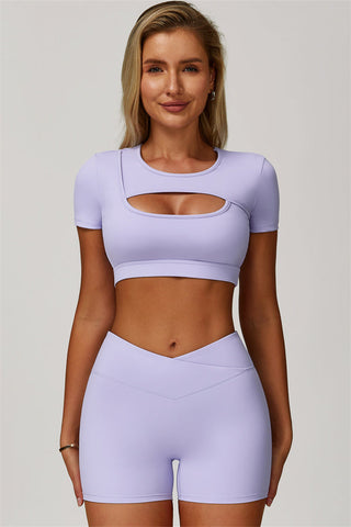 The Lavish Cut-out Crop Top