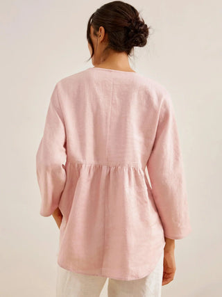 Linen Long-Sleeved Top SITKA - Glamourous Grace